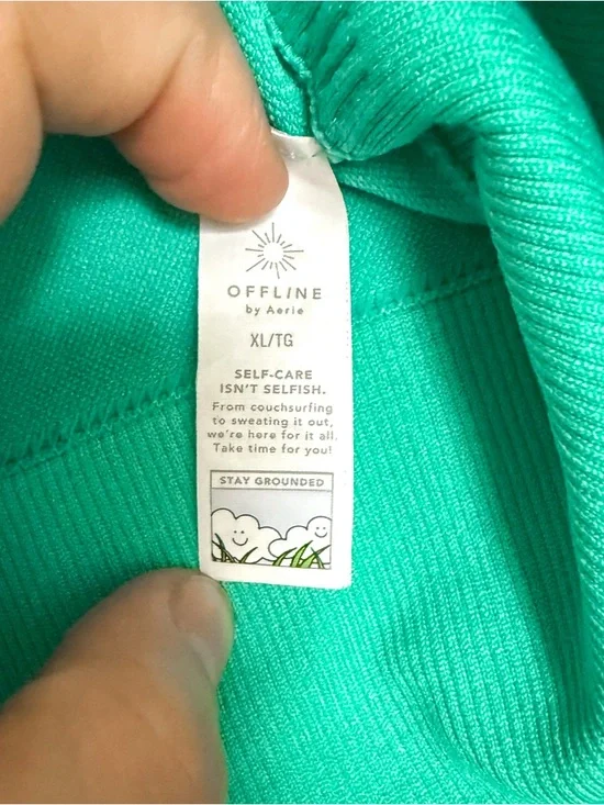 OFFLINE by Aerie Sidewalk Seamless Cropped T-Shirt - Picture 3 of 6